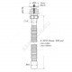 Сифон для умывальника гофрированный 1 1/4