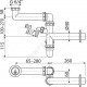 Сифон для кухонной мойки трубный 1 1/2