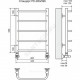 Полотенцесушитель водяной нерж сталь Лесенка Ду 25 (1/2
