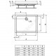 Поддон душевой акрил прямоугольный HOTLINE 900х800х70 Ideal Standard K277301