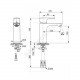 Смеситель для умывальника одноручный CONNECT AIR Ideal Standard A7055AA