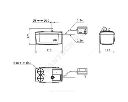 Установка для отвода конденсата Plavis 013-C Wilo 2548552