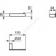 Держатель для туалетной бумаги CONCA сталь нерж Ideal Standard T4497GN