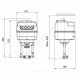 Электропривод 3-х позиц/аналоговый AME 658 SU 24В Danfoss 082G3450