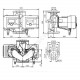 Насос циркуляционный с мокрым ротором Stratos MAXO-D 50/0,5-9 PN6/10 сдвоенный 1х230В/50 Гц Wilo 2164654