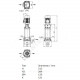 Насос многоступенчатый вертикальный HELIX FIRST V 402-5/16/E/S/400-50 PN16 3х400В/50 Гц Wilo 4201073