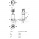 Насос многоступенчатый вертикальный HELIX FIRST V 402-5/25/E/S/400-50 PN25 3х400В/50 Гц Wilo 4201075