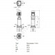 Насос многоступенчатый вертикальный HELIX FIRST V 405-5/16/E/S/400-50 PN16 3х400В/50 Гц Wilo 4201082