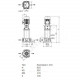 Насос многоступенчатый вертикальный HELIX FIRST V 405-5/25/E/S/400-50 PN25 3х400В/50 Гц Wilo 4201084