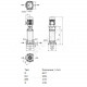 Насос многоступенчатый вертикальный HELIX FIRST V 406-5/16/E/S/400-50 PN16 3х400В/50 Гц Wilo 4201085