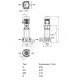 Насос многоступенчатый вертикальный HELIX FIRST V 406-5/25/E/S/400-50 PN25 3х400В/50 Гц Wilo 4201087