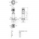 Насос многоступенчатый вертикальный HELIX FIRST V 411-5/16/E/S/400-50 PN16 3х400В/50 Гц Wilo 4201100