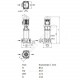 Насос многоступенчатый вертикальный HELIX FIRST V 411-5/25/E/S/400-50 PN25 3х400В/50 Гц Wilo 4201102