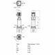 Насос многоступенчатый вертикальный HELIX FIRST V 412-5/16/E/S/400-50 PN16 3х400В/50 Гц Wilo 4201103