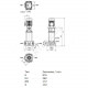 Насос многоступенчатый вертикальный HELIX FIRST V 412-5/25/E/S/400-50 PN25 3х400В/50 Гц Wilo 4201105