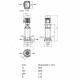 Насос многоступенчатый вертикальный HELIX FIRST V 413-5/16/E/S/400-50 PN16 3х400В/50 Гц Wilo 4201106