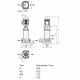 Насос многоступенчатый вертикальный HELIX FIRST V 413-5/25/E/S/400-50 PN25 3х400В/50 Гц Wilo 4201108