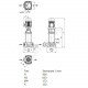 Насос многоступенчатый вертикальный HELIX FIRST V 414-5/25/E/S/400-50 PN25 3х400В/50 Гц Wilo 4201111