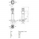 Насос многоступенчатый вертикальный HELIX FIRST V 418-5/25/E/KS/400-50 PN25 3х400В/50 Гц Wilo 4201115