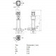 Насос многоступенчатый вертикальный HELIX FIRST V 422-5/25/E/KS/400-50 PN25 3х400В/50 Гц Wilo 4201118