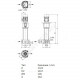 Насос многоступенчатый вертикальный HELIX FIRST V 426-5/25/E/KS/400-50 PN25 3х400В/50 Гц Wilo 4201120