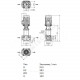 Насос многоступенчатый вертикальный HELIX FIRST V 5202/2-5/16/E/S/400-50 PN16 3х400В/50 Гц Wilo 4183424