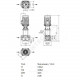 Насос многоступенчатый вертикальный HELIX FIRST V 5205/2-5/25/E/KS/400-50 PN16 3х400В/50 Гц Wilo 4200614