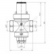 Регулятор давления поршневой латунь Ду 15 Ру16 1/2