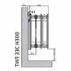 Радиатор стальной панельный Compact C тип 33 300х700 Qну=1363 Вт бок/п RAL 9016 (белый) Heaton Plus