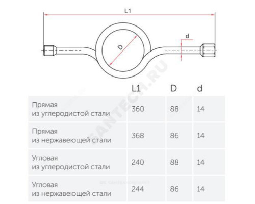 Устройство отборное сталь прямое G1/2