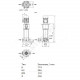 Насос многоступенчатый вертикальный HELIX V 208-2/25/V/KS/400-50 PN25 3х400В/50 Гц Wilo 4161741