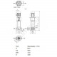 Насос многоступенчатый вертикальный HELIX V 210-2/25/V/KS/400-50 PN25 3х400В/50 Гц Wilo 4161743