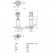 Насос многоступенчатый вертикальный HELIX V 212-2/25/V/KS/400-50 PN25 3х400В/50 Гц Wilo 4161745