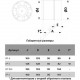 Вентилятор осевой D 160 вытяжной канальный Эра VP 6