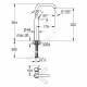 Смеситель для умывальника ручка сбоку одноручный Essence Grohe 32901001