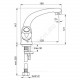 Смеситель для умывальника двуручный ISKAR Vidima BA166AA .