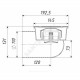 Трап нерегулируемый с гидрозатвором+механический сухой затвор Дн 110 с нержавеющей решёткой 150х150мм вертикальный выпуск Татполимер ТП-105.110-150HS(Hs+Ms)