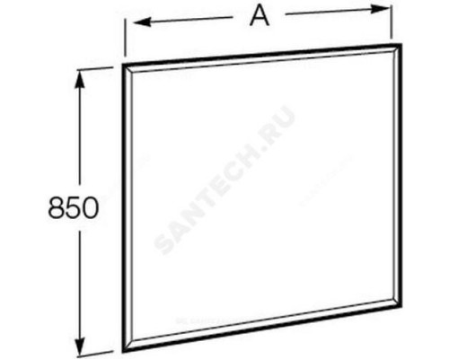 Зеркало Aneto 60 с подсветкой Roca 812362000