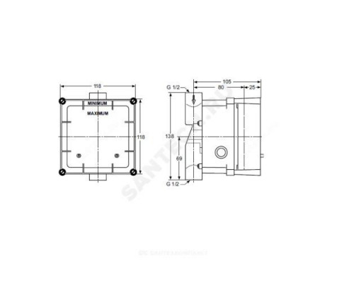 Устройство автоматического смыва для писсуара подключение к сети PROXIMITY CERAPLUS Ideal Standard A3795NU