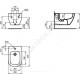 Биде подвесное TESI белый матовый Ideal Standard T3552V1