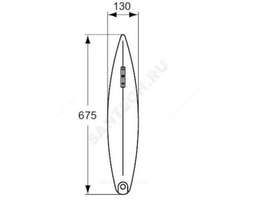 Перегородка для писсуара с крепежом Ideal Standard S612001