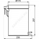 Корзина для мусора IOM Ideal Standard A9104MY