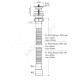 Сифон для умывальника гофрированный 1 1/2