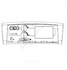 Панель управления для котлов Бизон NO Protherm 10003659