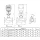 Клапан регулирующий чугун VFS2 Ду 80 Ру25 фл Kvs=100м3/ч Danfoss 065B3380