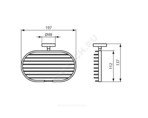 Полочка для мыла IOM Ideal Standard A9112AA