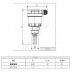 Воздухоотводчик автоматический латунь R88I Ду 10 Ру14 G3/8