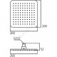 Душ верхний 200х200мм IDEALRAIN CUBE M1 Ideal Standard B0024AA .