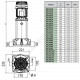 Насос многоступенчатый вертикальный KVC 60-120 T PN10 DAB 60145961