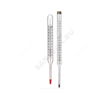 Термометр керосиновый прямой L=66мм 200С ТТЖ-М 240/66 Стеклоприбор 100248